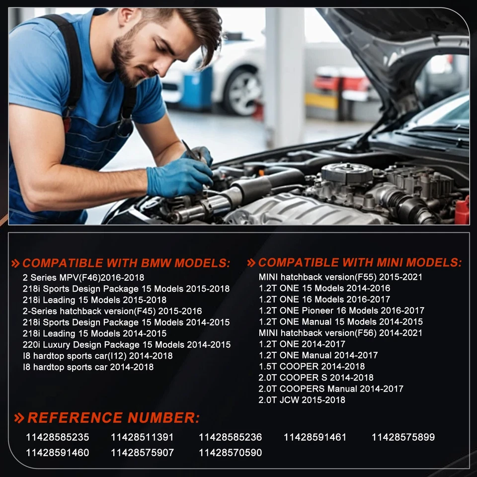 Oil Cooler Filter Housing 11428585235 for Mini Cooper BMW X1 X2 i8 2014–2020 - Image 2 of 4