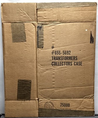 Hasbro G1 Generation 1 Transformers 1985 Round 3D Case orig Factory Shipper Case