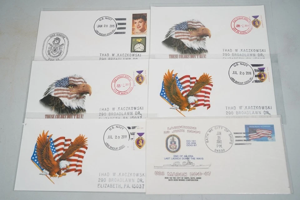 US 2000s-2020s COLLECTION OF 440 DDG GUIDED MISSILE DESTROYER NAVAL COVERS - Image 3 of 4