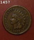 1865 Indian Head Cent "F"