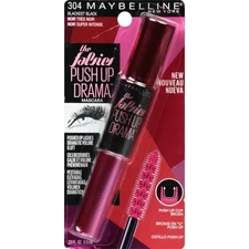 NEW Maybelline The Falsies Push Up Drama Waterproof Mascara- 304 Blackest Black