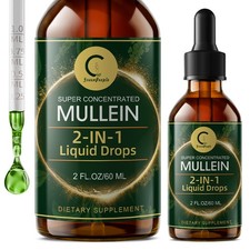 Mullein Leaf Extract Super Concentrated 500 MG 2 FL.OZ/60 ML Lung Cleanse
