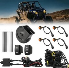 UTV Turn Signal Kit with 110DB Horn, Pre-Wired, Plug and Play ATV UTV Blinker wi
