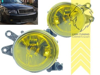 Nebelscheinwerfer für Audi A4 B6 Limousine Avant auch für S Line gelb