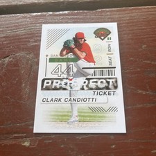 2024 Panini Prospects Prospect Ticket Base #85 Clark Candiotti