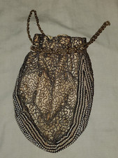 ANTIQUE ART DECO BEADED BEADED PURSE