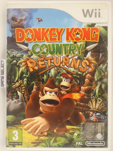 DONKEY KONG COUNTRY RETURNS NINTENDO WII PAL ITA ITALIAN FIRST PRINT ORIGINAL