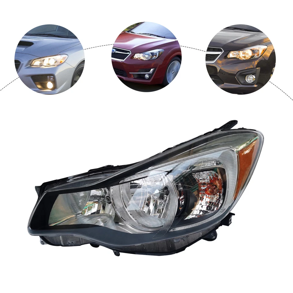 For 2015-2016 Subaru Impreza Halogen Headlight Headlamp Front Left Driver Side Foto 4 de 4