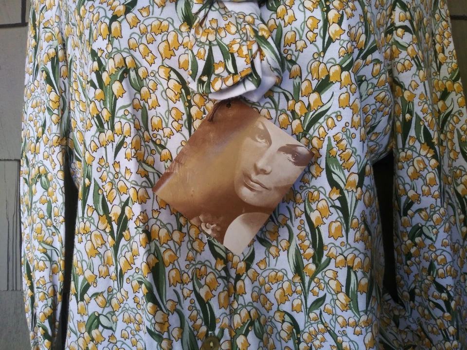 Conjunto de falda de 3 piezas vintage Diane Von Furstenberg nuevo 10 Saks 5th Ave años 50 60 Foto 2 de 4