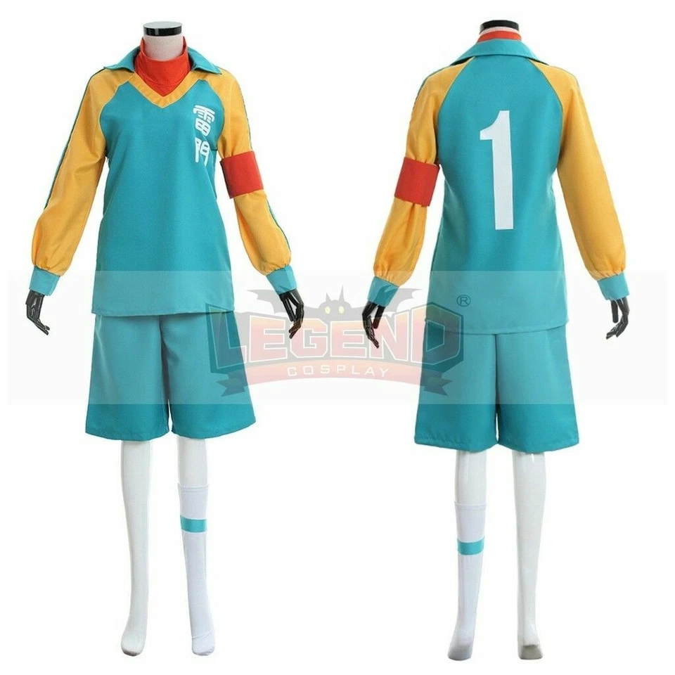 Mamoru Cosplay Inazuma Eleven Anime Equipo Japonés Camiseta Juegos con disfraces Disfraz y Foto 3 de 4