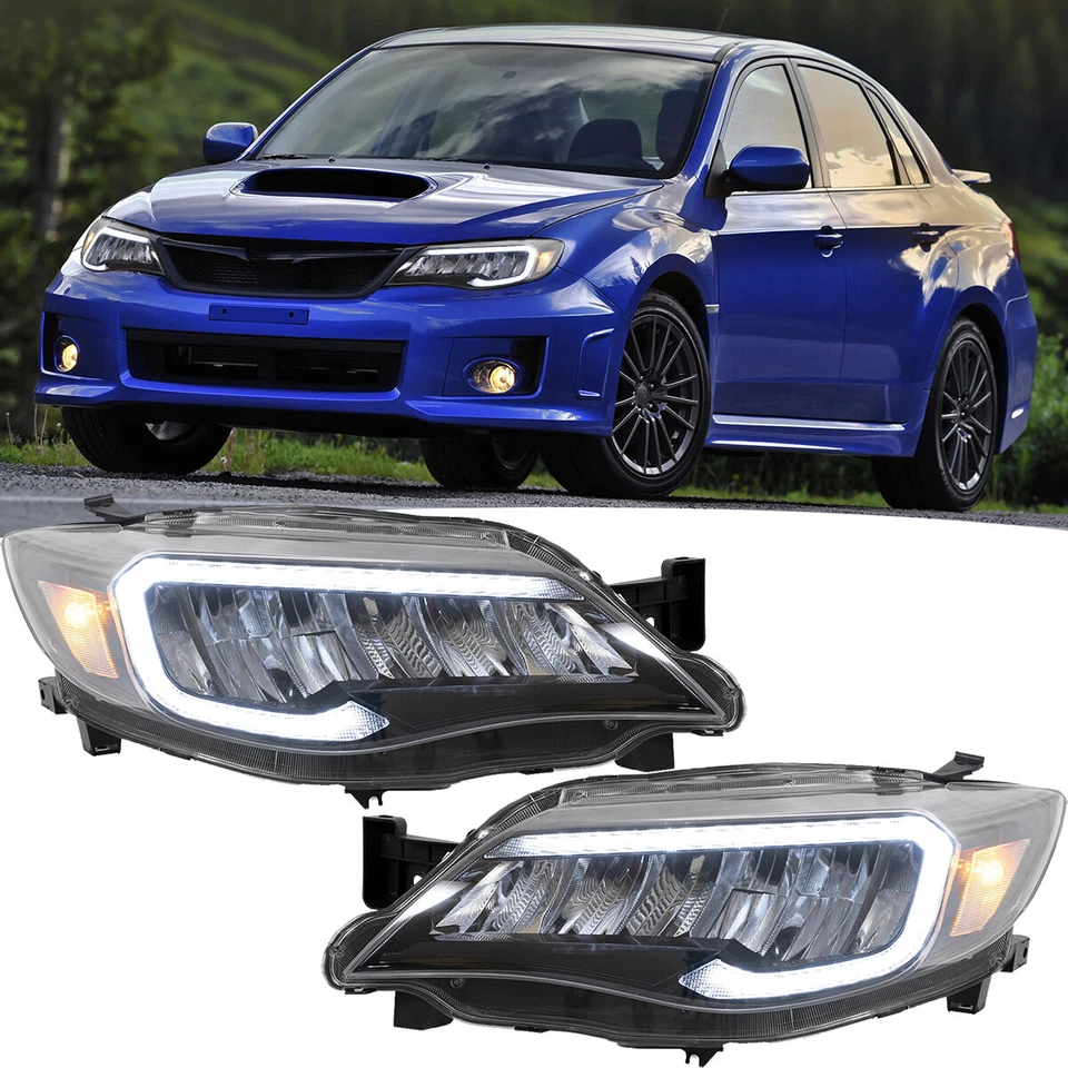 VLAND FULL LED Reflector Headlights For Subaru Impreza 2008-2011/WRX 2008-2014 - image 2 of 4