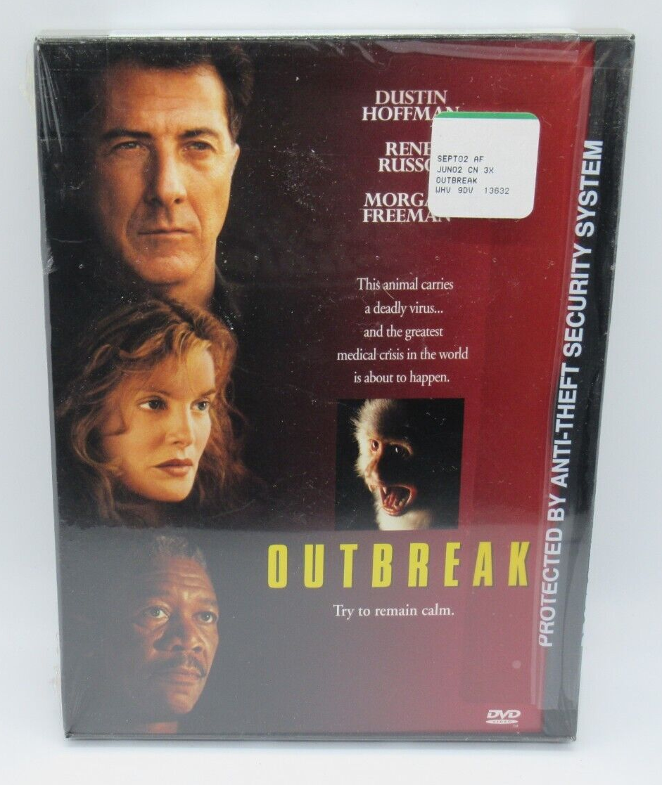 OUTBREAK DVD MOVIE, DUSTIN HOFFMAN, RENE RUSSO, FREEMAN, FS & WS