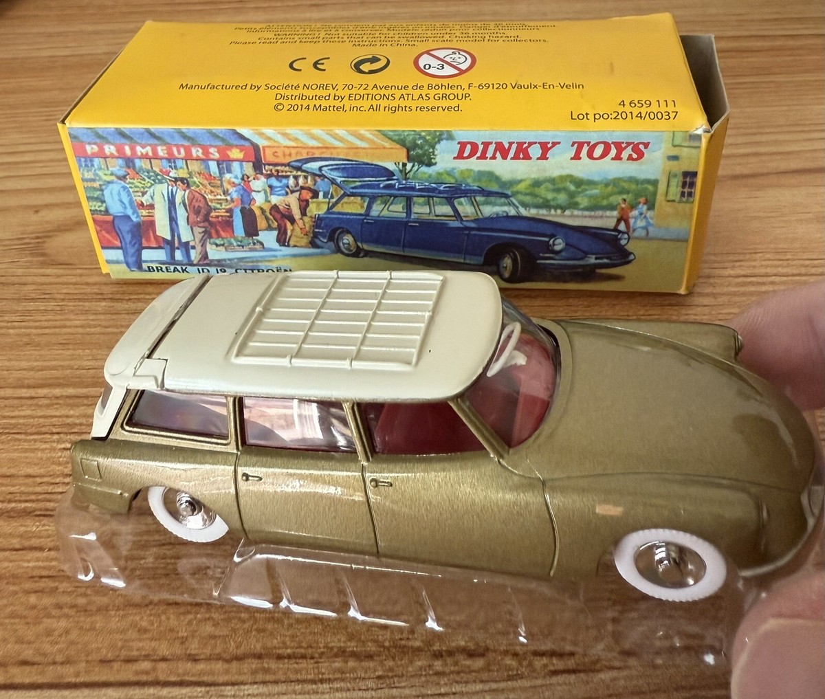 Anguplas Mini Cars - Citroën ID19 Break - Miniature De Collection Vintage