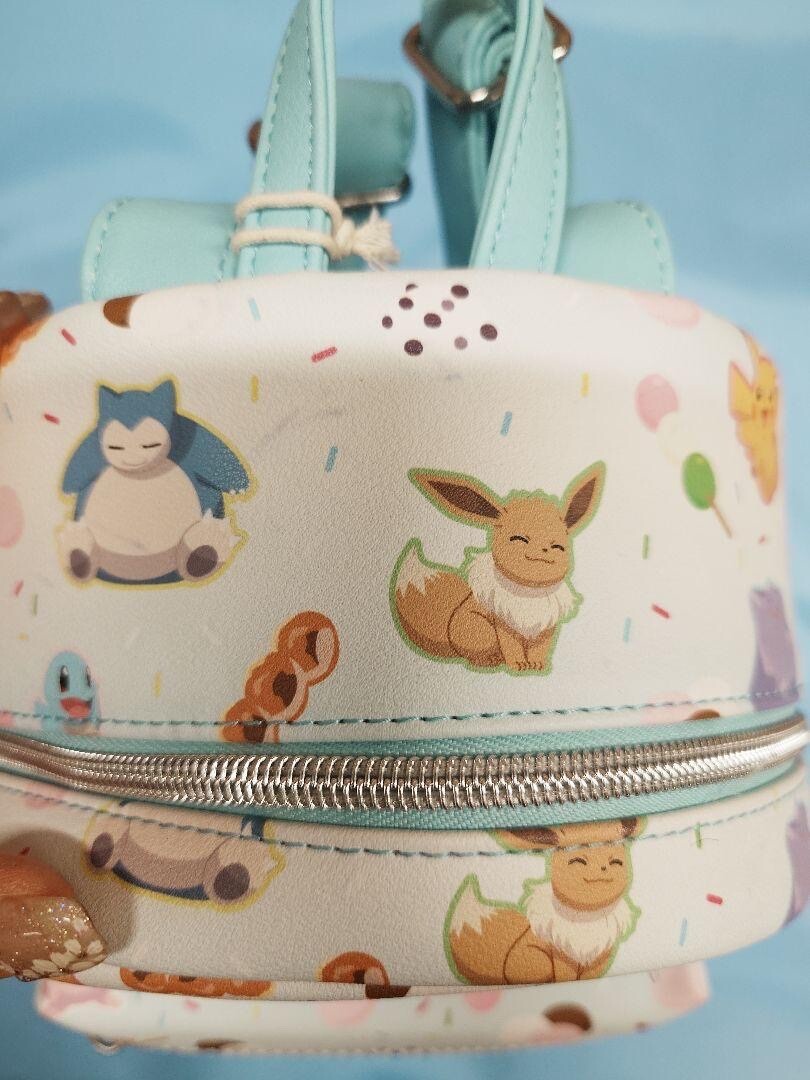Loungefly × Pokemon Eevee Snorlax Ditto kawaii Backpack Women gir