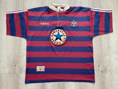 NEWCASTLE UNITED Adidas Away XL Jersey 1995/1996 Shirt Camiseta