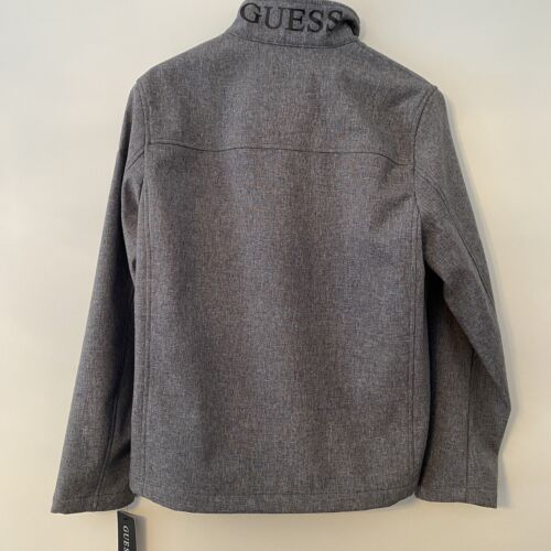 Guess Herren Standkragen Softshell XS Jacke Mantel grau neu - Bild 3 von 8