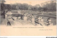 AEFP3-78-0200 - DAMPIERRE - château - les parterres est vus du perron