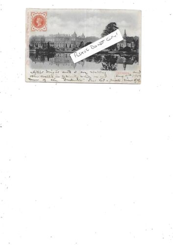 CLUMBER Worksop Nottinghamshire Victorian Postcard Victorian Stamp - Bild 1 von 2