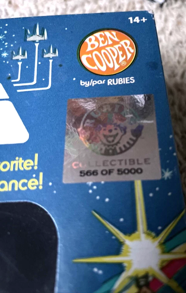 Ben Cooper DARTH VADER Star Wars Mask Adult Costume Limited Edition 566/5000 - Image 3 of 3