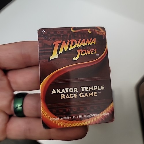 Milton Bradley Indiana Jones Akator Temple Race Game NEW OPEN BOX ONLY READ - Picture 10 of 17