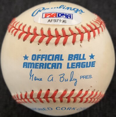 REGGIE JACKSON (FULL NAME) HOF 93 Autographed PSA/DNA Baseball New