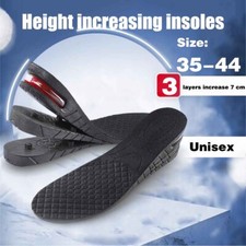 1 Pair cm Height Increasing Shoes Insoles Lift Insert Shoe Pad Cushion Insole