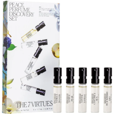 The 7 Virtues Peace Perfume Discovery Set Vanilla Woods The 7 Virtues Peace Perfume Discovery Set Vanilla Woods