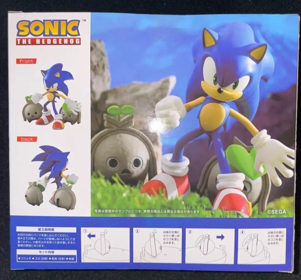 SEGA Sonic the Hedgehog Koco Premium Figure Sonic Frontiers 2 Set