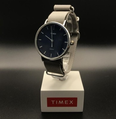 TIMEX Weekender Field Watch Navy Dial MEKO Belt Stainless Steel Case