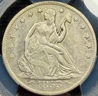 1853-O PCGS Genuine Cleaned ,VF Detail -Arrows & Rays Seated Liberty Silver 25c