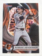 2024 Bowman's Best Gunnar Henderson Black Refractor /10 Baltimore Orioles SSP