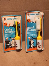 Vintage Tommee Tippee Chiming Toothbrush  Musical Hairbrush for Baby BRAND NEW