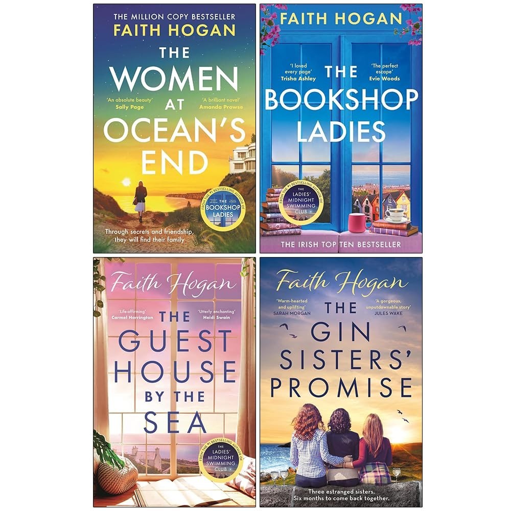 Faith Hogan Collection 4 Books Set  Women at Ocean's End,Bookshop Ladies,Guest