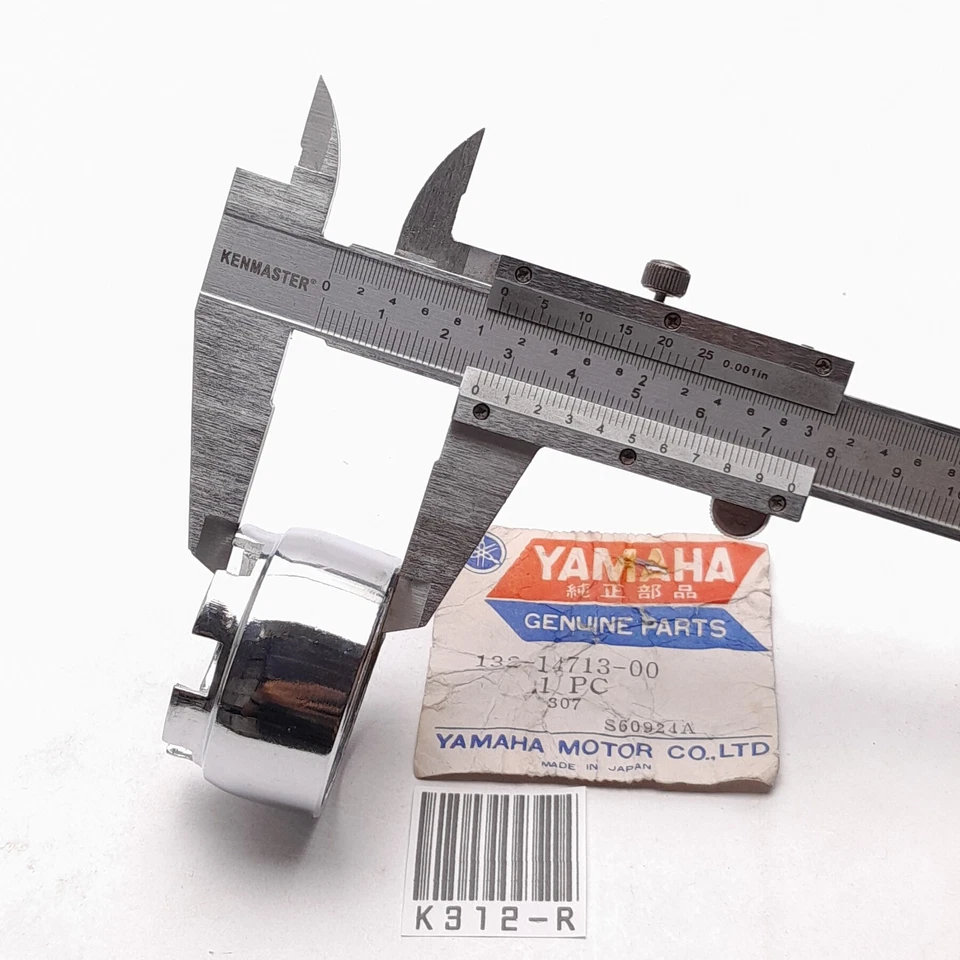 Silenciador junta tuerca Yamaha CS3 RD125 RD200 RS100 YCS1 YG1 YL1 YL2 P/N 132-14713-00 Foto 4 de 4