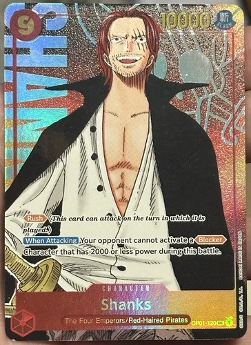Shanks (Parallel) OP01-120 Romance Dawn Foil