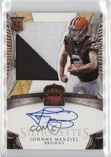 2014 Panini Crown Royale Rookie Silhouettes RPS 147/299 Johnny Manziel Auto 1s6