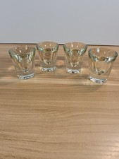 Vintage Anchor Hocking 1 oz Heavy Shot Glass, Clear Shot Glasses - SET OF 4