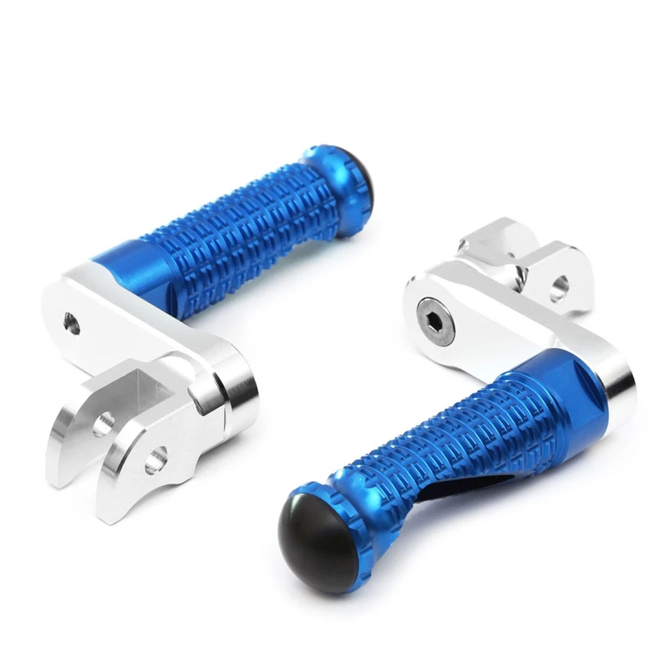 Clavijas de pie delanteras azules elevables MPRO 1,5 pulgadas para ZX-6R NINJA ZX-600 95-00 01 02 Foto 3 de 4