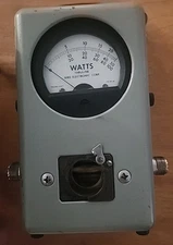 Bird Thruline Model 43 Wattmeter W/Orginal Bag
