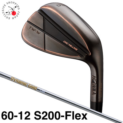HONMA TW-W 2024 Copper Wedge 60-12 C-Sole S200-Flex Dynamic Gold HT Steel Shaft