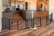 Dog Gate Extra Wide Designed for Indoor Use, Adjustable Width Up to 219-inch ...