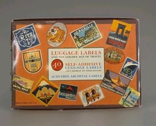 VTG 1992 Lot of 40 Luggage Labels Reproduction Travel Luggage Souvenir Tags NEW!