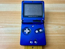 Nintendo Gameboy Advance SP AGS001 Cobalt Blue Handheld System Console