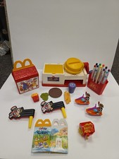 McDonald  s  Fisher Price Lot   1989 Happy Meal Box, Mattel 1993 Cookie Maker