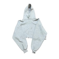 Vtg Russell Athletic Cropped Hoodie - Size XL