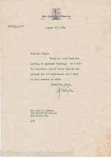 Buffalo Times Newspaper Vintage 1930s George Lyon Signed Graphic Ad Stationery