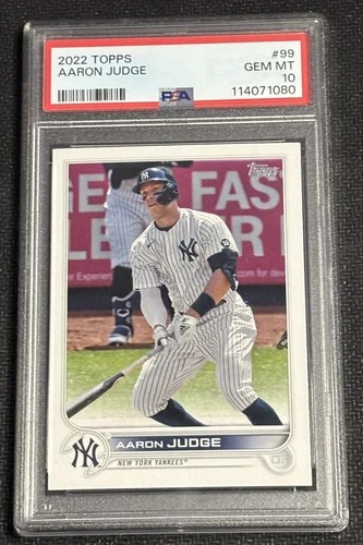 2022 TOPPS #99 AARON JUDGE PSA 10
