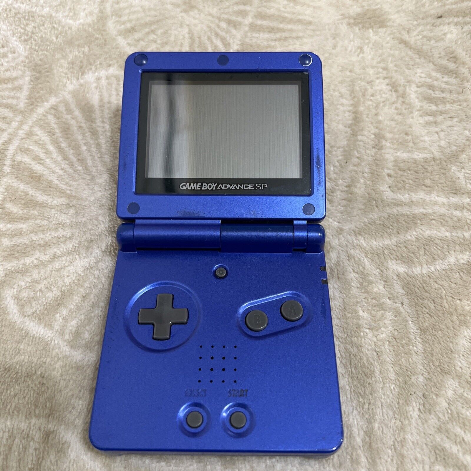 Nintendo Gameboy Advance SP AGS001 Blue Handheld Console - Parts