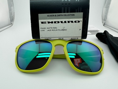 OAKLEY ENDURO MATTE FERN JADE IRIDIUM POLARIZED HEAVEN SUNGLASSES OO9223-18 NEW - Picture 11 of 11