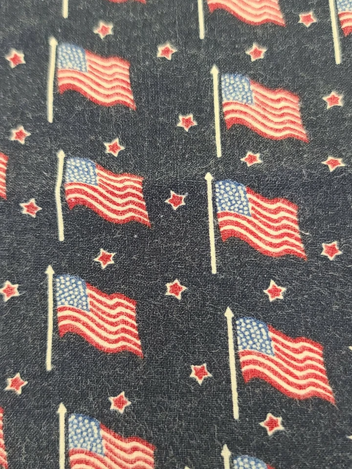 Tela Estados Unidos de América EE. UU. Bandera Máscara Costura Artesanía 35x45" Patriótica EE. UU. Foto 3 de 4